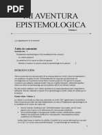 Mi Aventura Epistemologica