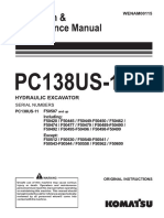 Manual Komatsu PC 138