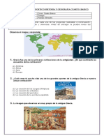 Prueba Diagnostico Cuarto Basico Historia