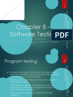 Chapter 8 - Software Testing