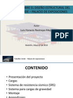 Reflexiones Sobre El Diseño Estructural Del Pabellon Verde - Horacio Restrepo