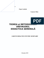 Sadovei, Larisa - Teoria Si Metodol. Instruirii