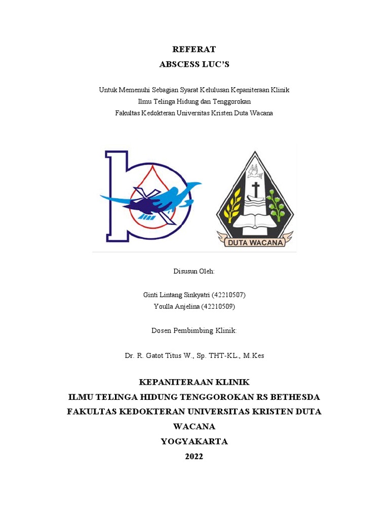 Abses Luc: Komplikasi Otitis Media | PDF | Sains & Matematika