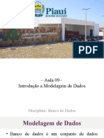 Aula 09 - Introdução A Modelagem de Dados