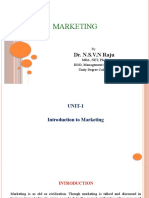 UNIT - 1 Introduction To Marketing