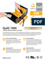 Delta-Q QuiQ1000 BatteryCharger Specifications