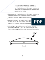 Geometrical Constructions (Sheet No.4)