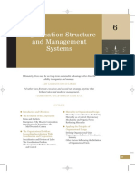 Organisational Structure & Management Systems