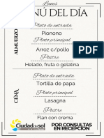 Menu Ciudad