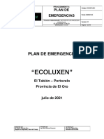 Anexo 12. PLAN DE EMERGENCIA ECOLUXEN 2021