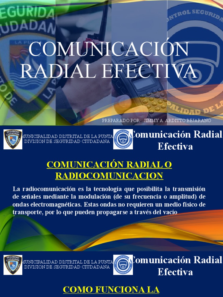 Comunicacion Efectiva Pdf Radio Comunicación
