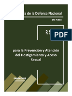 PSO para la prevención del hostigamiento y acoso sexual