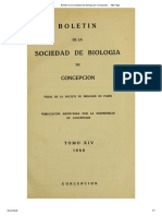 Boletin de la Sociedad de Biología de Concepción. - Title Page