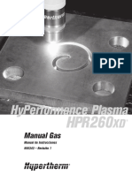 Hyperformance Plasma: Manual Gas