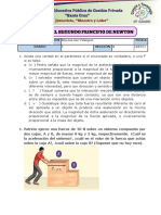 Actividad de Trabajo de La 2da Ley de Newton Mya Lua Cruz Velasquez 2