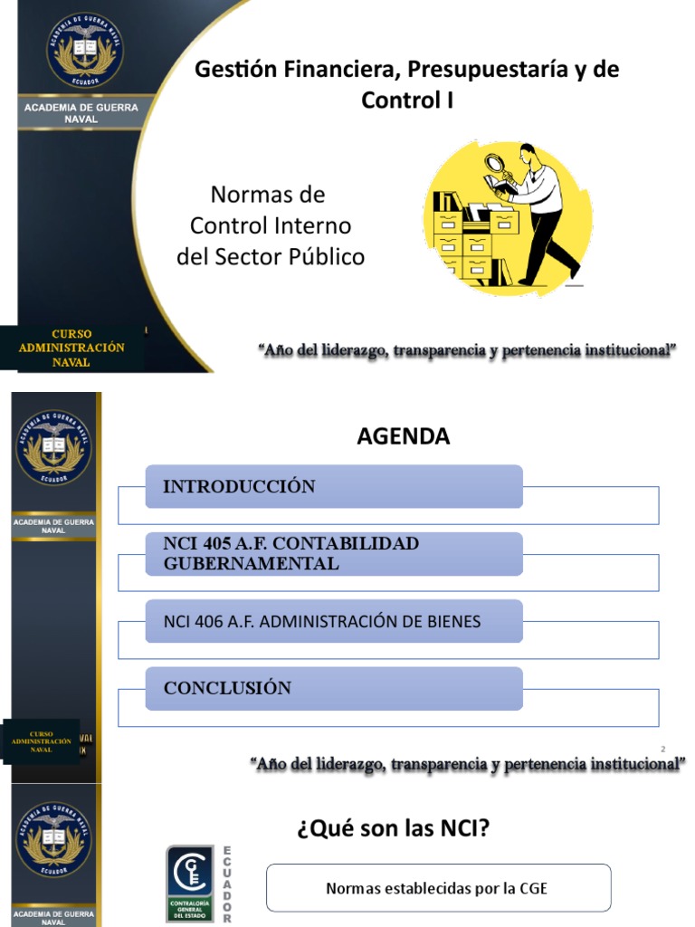 Normas de Control Interno en el Sector Público | PDF | Contabilidad ...