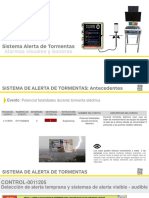 Sistema Alerta Tormentas Visuales Sonoras 