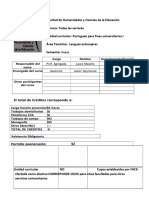 Portugues Fines Universitarios I