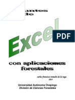 Separata de Apuntes de Excel con Aplicaciones Forestales. Romahn de  la V., C. F. 2014