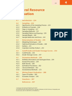 Mineral Resource Evaluation: 4.1 Introduction - 224 4.2 Sampling - 224