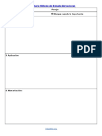 Formulario Método de Estudio Devocional