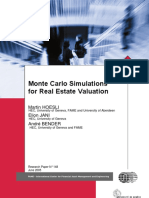 Monte Carlo Simulations for real estate valuation