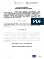 Convocatoria Al Proceso de Seleccion y Admision Licenciatura en Danza Folklorica Del Arte 2021-2