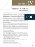 Pharmacology of Natural Medicines: Section