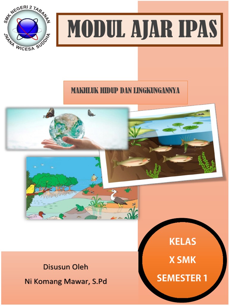 Modul Ajar Makhluk Hidup Dan Lingkungannya 1 | PDF