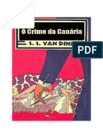 O Crime Da Canária (SS Van Dine)