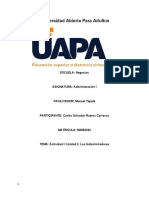 CARLOS RAMOS - UNIDAD II Los Administradores