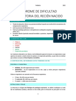 Sindrome de Dificultad Respiratoria Del RN