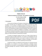 Encuentro Cátedras de Psicología Octubre 2022