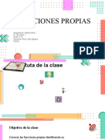 Clase 1 - FRACCIONES PROPIAS