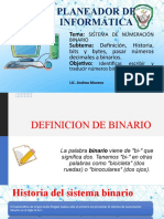 Clase 9 Sistema de Numeracion Binario