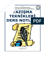 Yazisma Teknikleri 2021