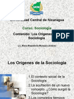 Origen y Relación de La Sociologia.