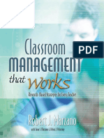Traducido Classroom Management That Works Research-Based Strategies For Every Teacher (Robert J. Marzano, Jana S. Marzano Etc.)