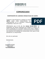 Comunicado