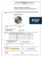 Prueba Diagnostica Tema Estadística y Probabilidad