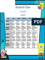 Horario de Clases Dilcia