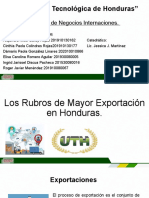 Rubros de Exportacion