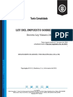 Ley Isv Texto Consolidado Hasta El Decreto 46 2019