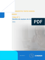 M1-Transcrito de Video Gestión de Qeuipo de Trabajo - Parte 1