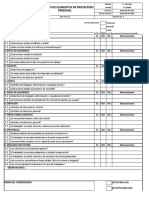 GSE-FTO-13 Inspección de EPP