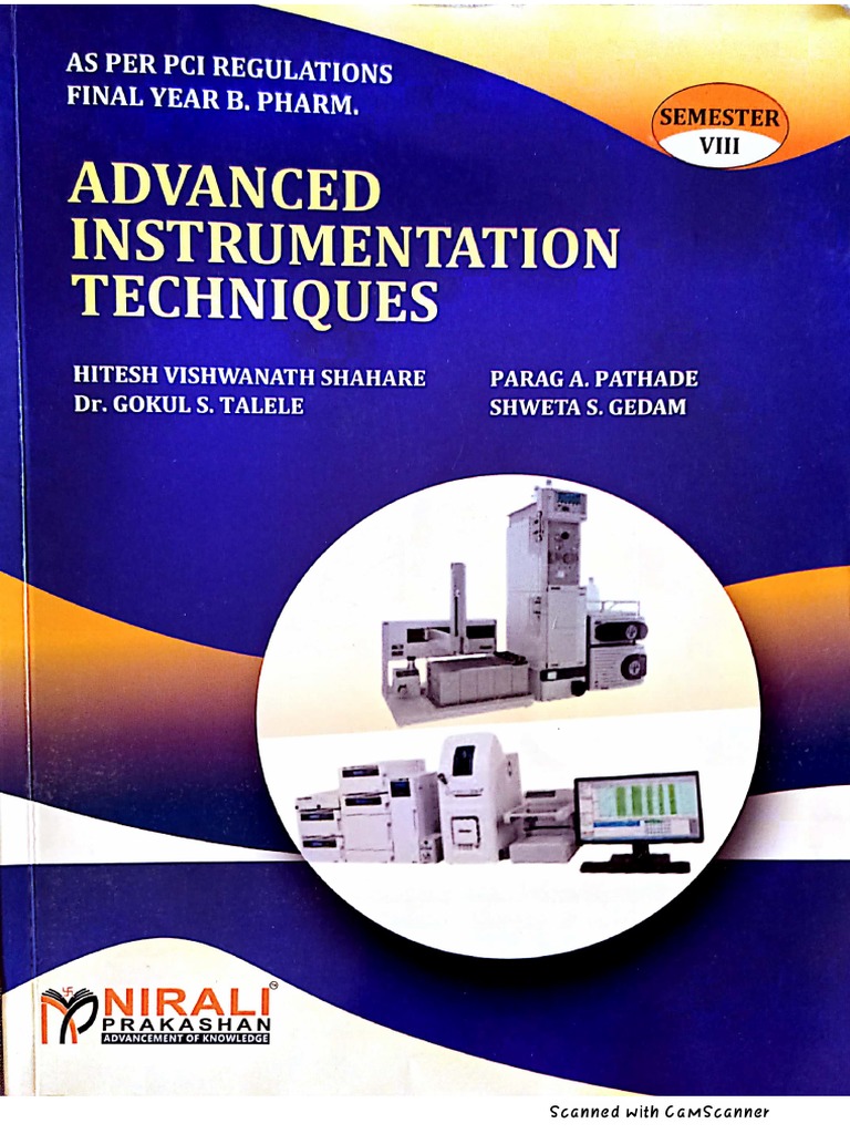 Advanced Instrumentation Techniques (Nirali Prakashan) PDF