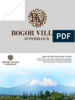 SPECTACULAR MOUNTAIN VIEWS FROM BOGOR VILLAGE SUPERBLOCK