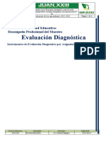 Evaluación Diagnóstica CEL. Inicial 22-23