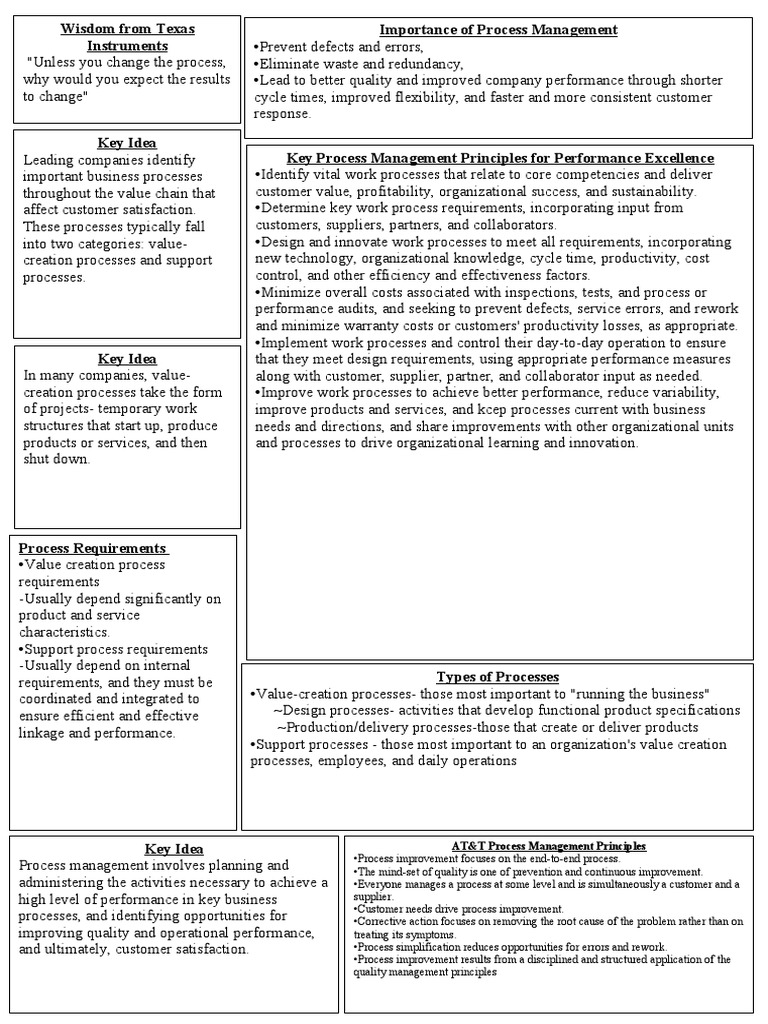 AT&T Process Management Principles | PDF | Business Process Management ...