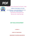 Soft Skills Development: Sengamala Thayaar Educational Trust Women's College